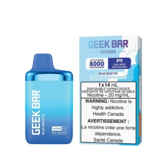 Blue Razz Ice Geek Bar DF 8000